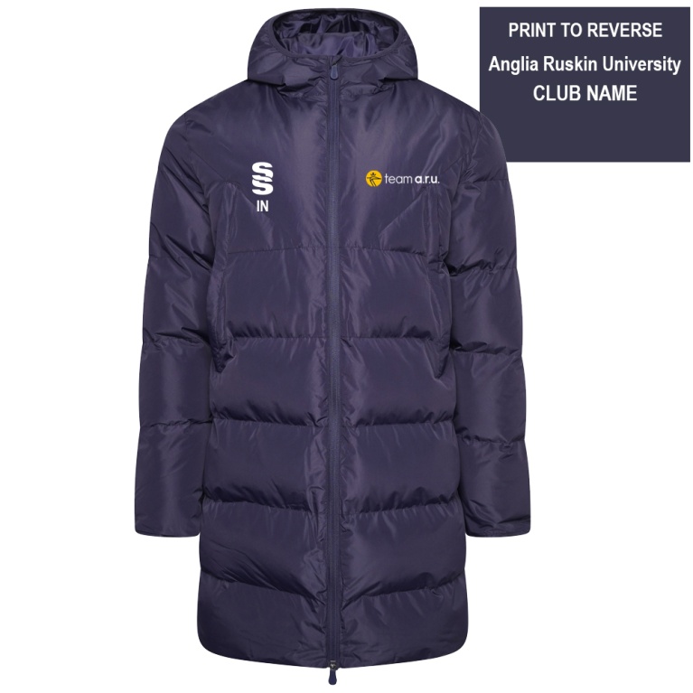Anglia Ruskin - Active Long Padded Jacket - Unisex Fit